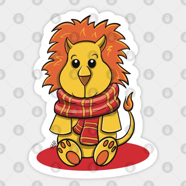 Cute Lion Sticker by AlstonArt